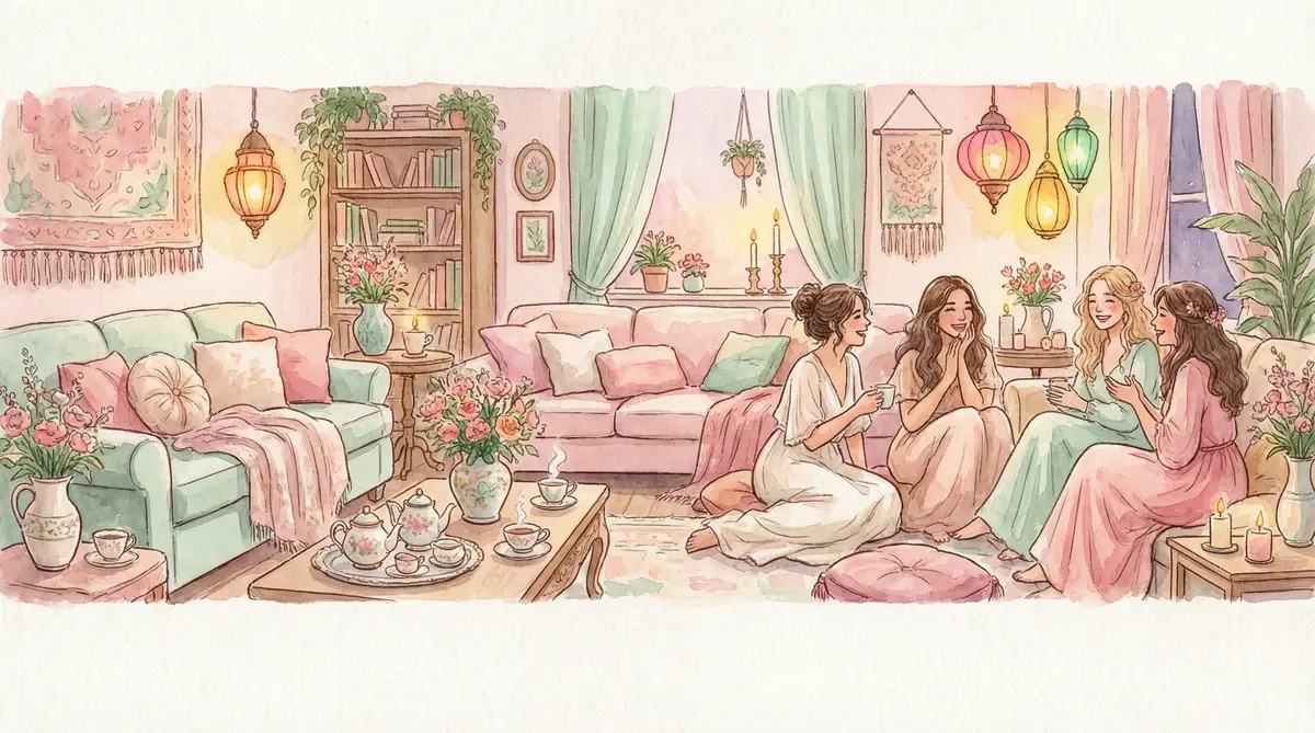 女性向视频 女性话题 - 温馨聚会场景